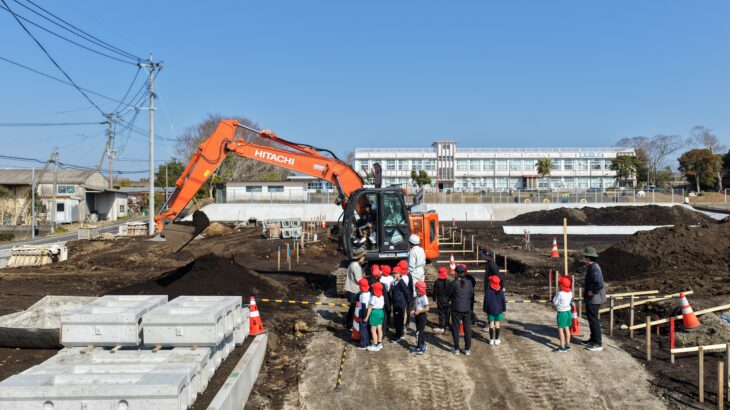 青戸団地造成工事　現場見学会を行いました